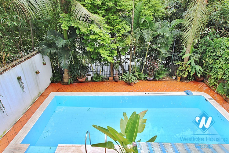 Elegant 4 bedroom house with swimming pool for rent in To Ngoc Van
